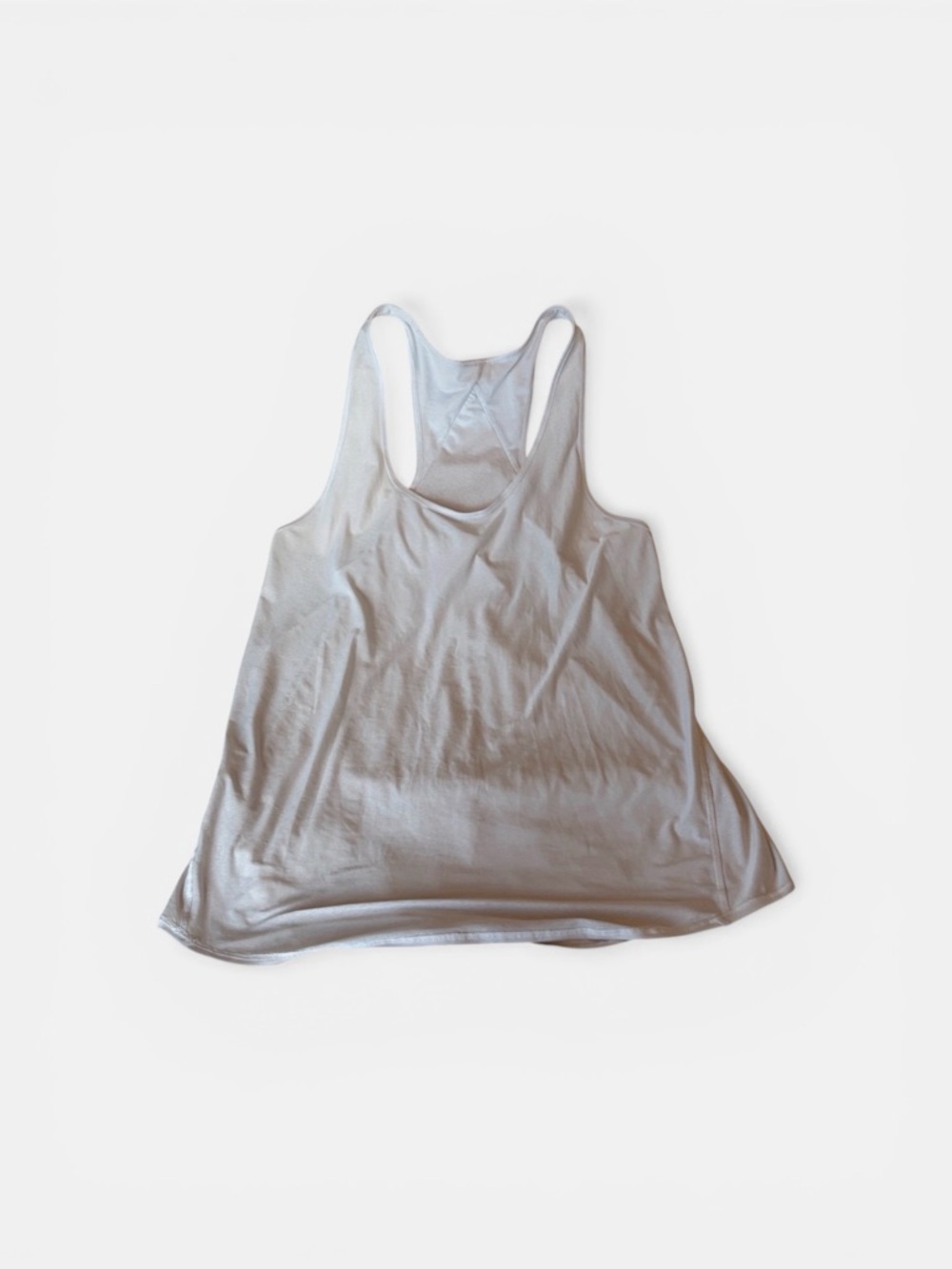 lululemon Soft White Racerback Tank - Picture 2 of 5